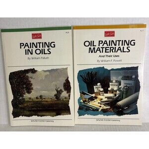 Lot of 2 Walter Foster Art Books AL17, AL01 Oil Painting Softcover Like New